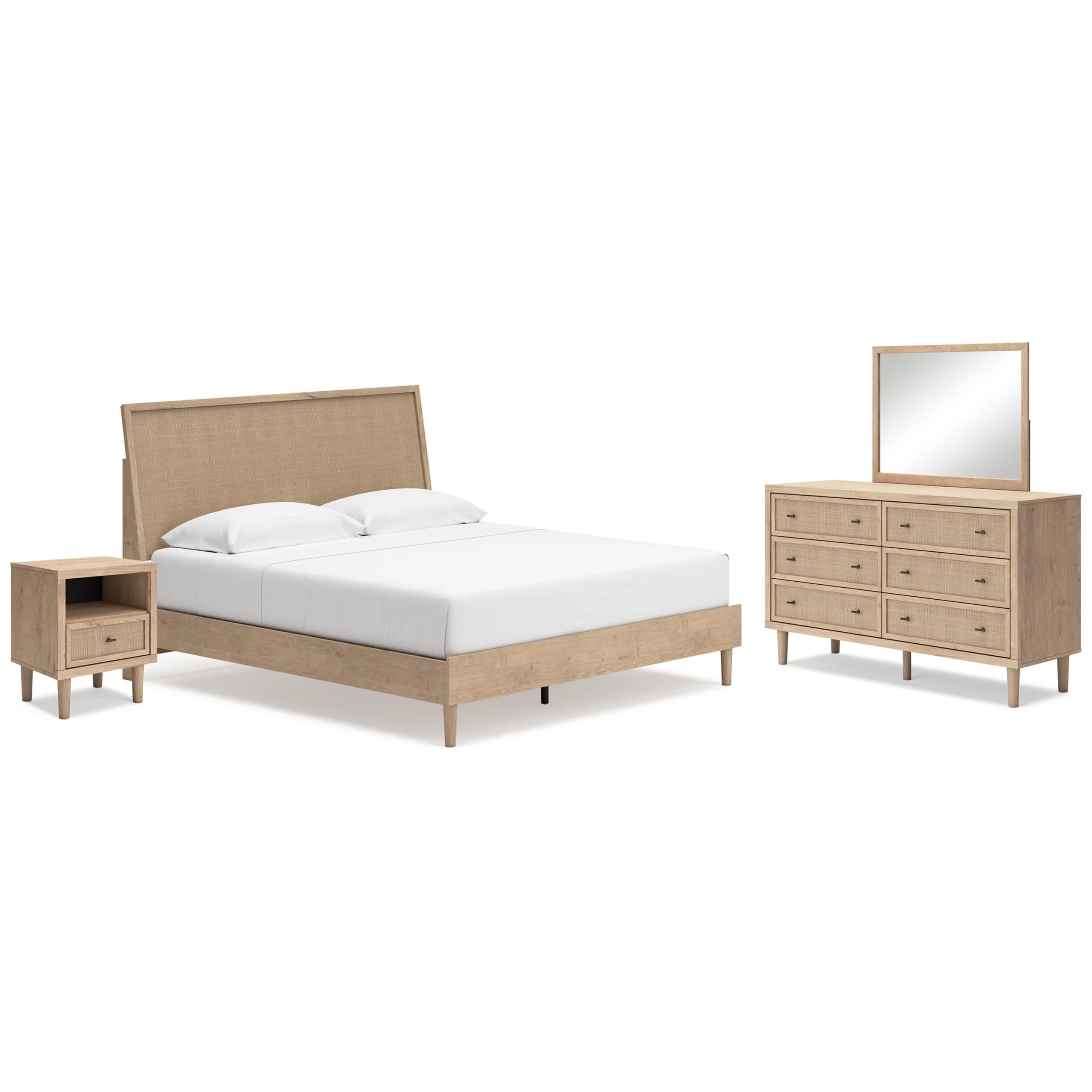 Signature Design by Ashley Cielden B1199B17 6 pc King Panel Bedroom Set