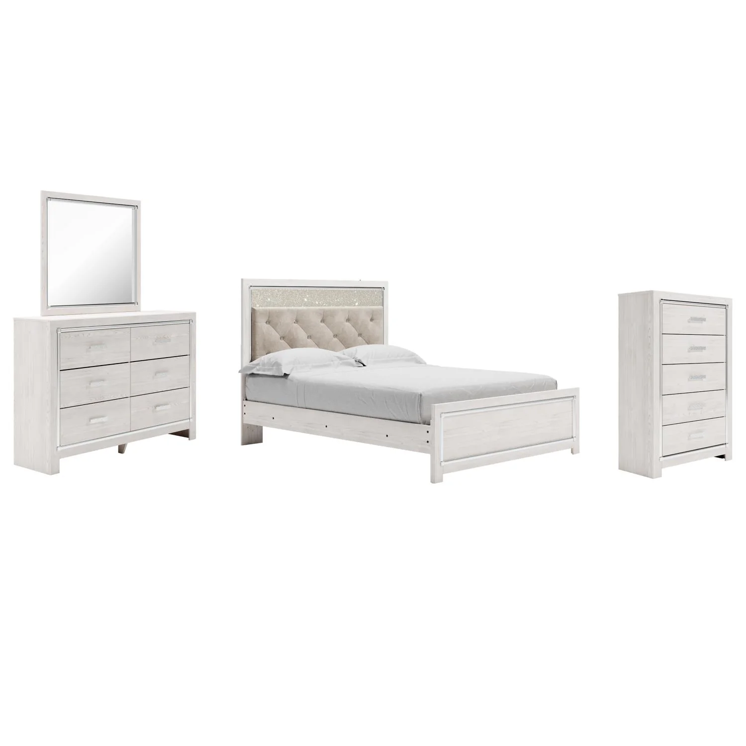 Signature Design by Ashley Altyra B2640B35 6 pc Queen Panel Bedroom Set - Image 2