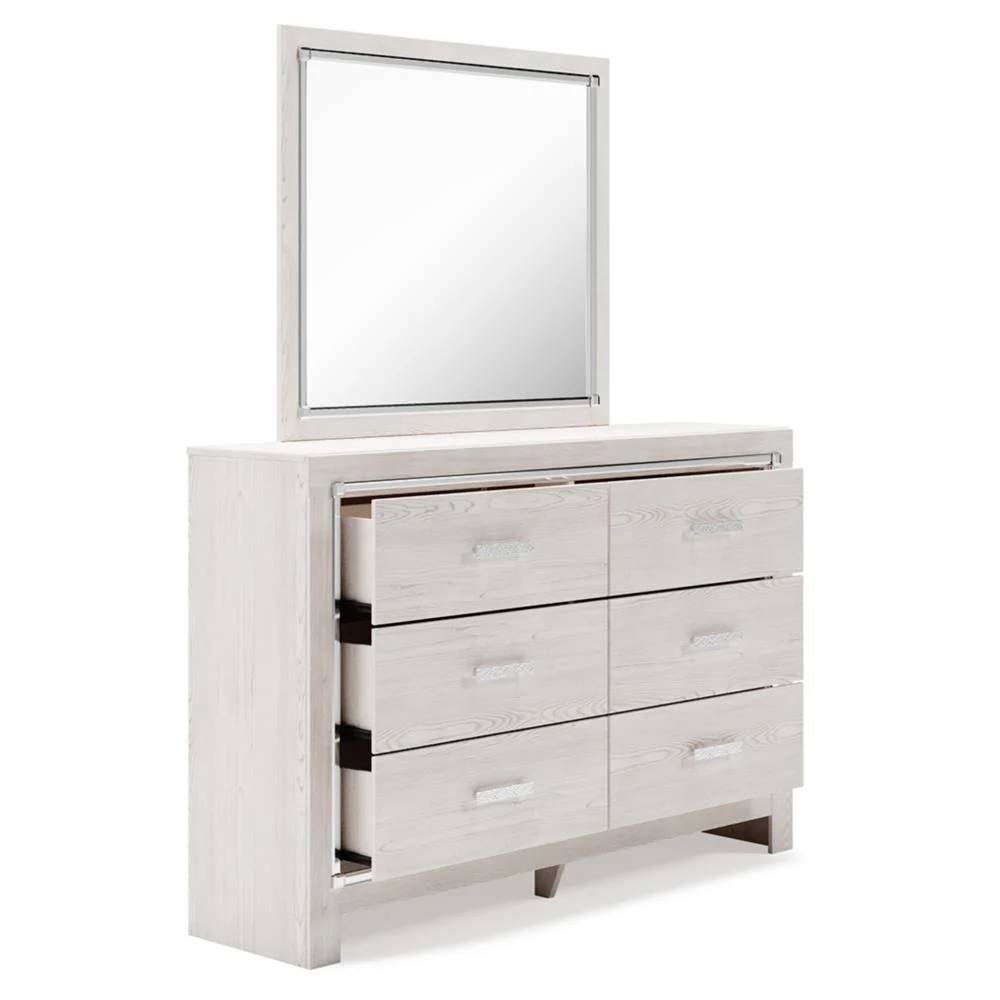 Signature Design by Ashley Altyra B2640B43 6 pc Queen Bookcase Bedroom Set - Image 3