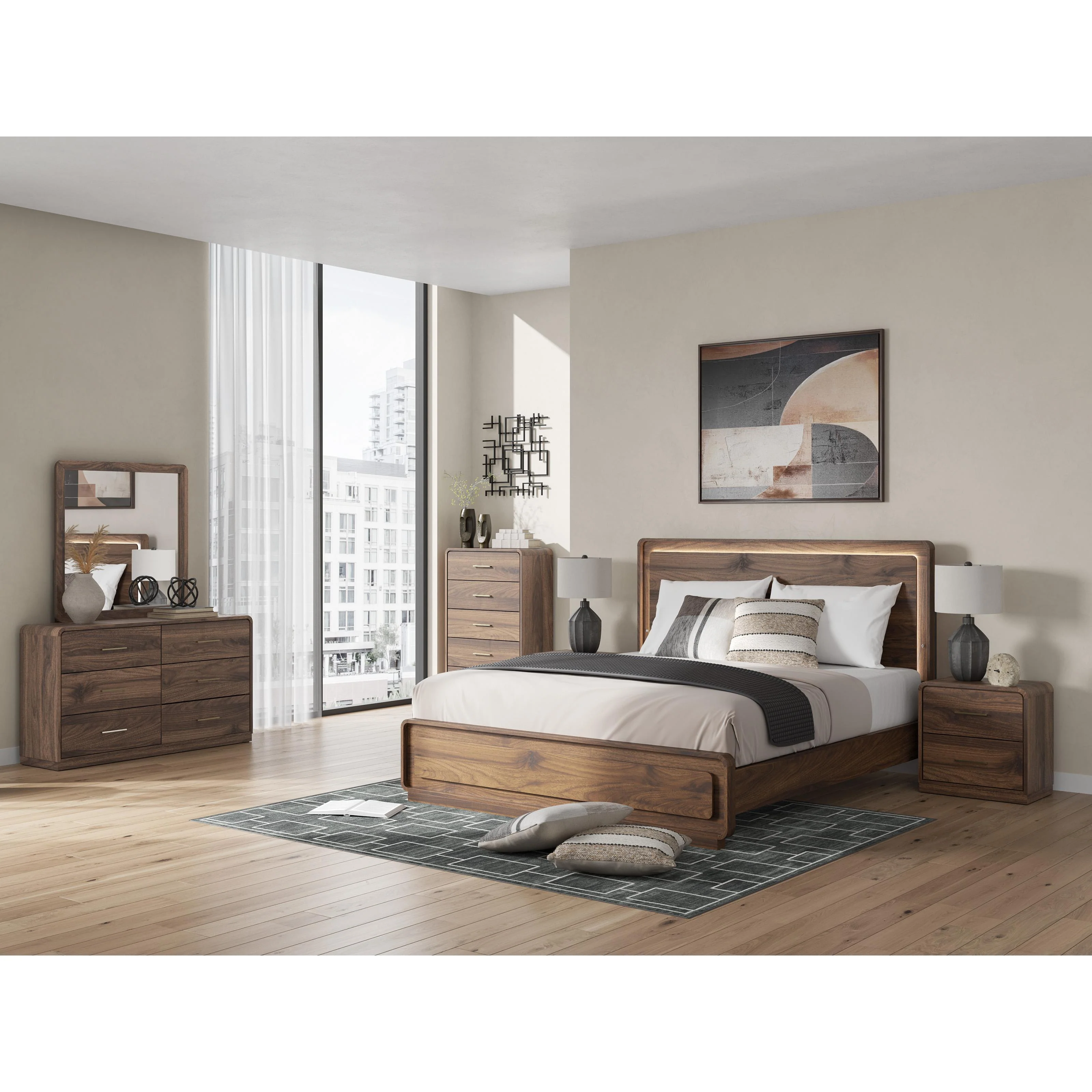 Signature Design by Ashley Fortlorn PCB386B7 6 pc Queen Panel Bedroom Set - Image 2
