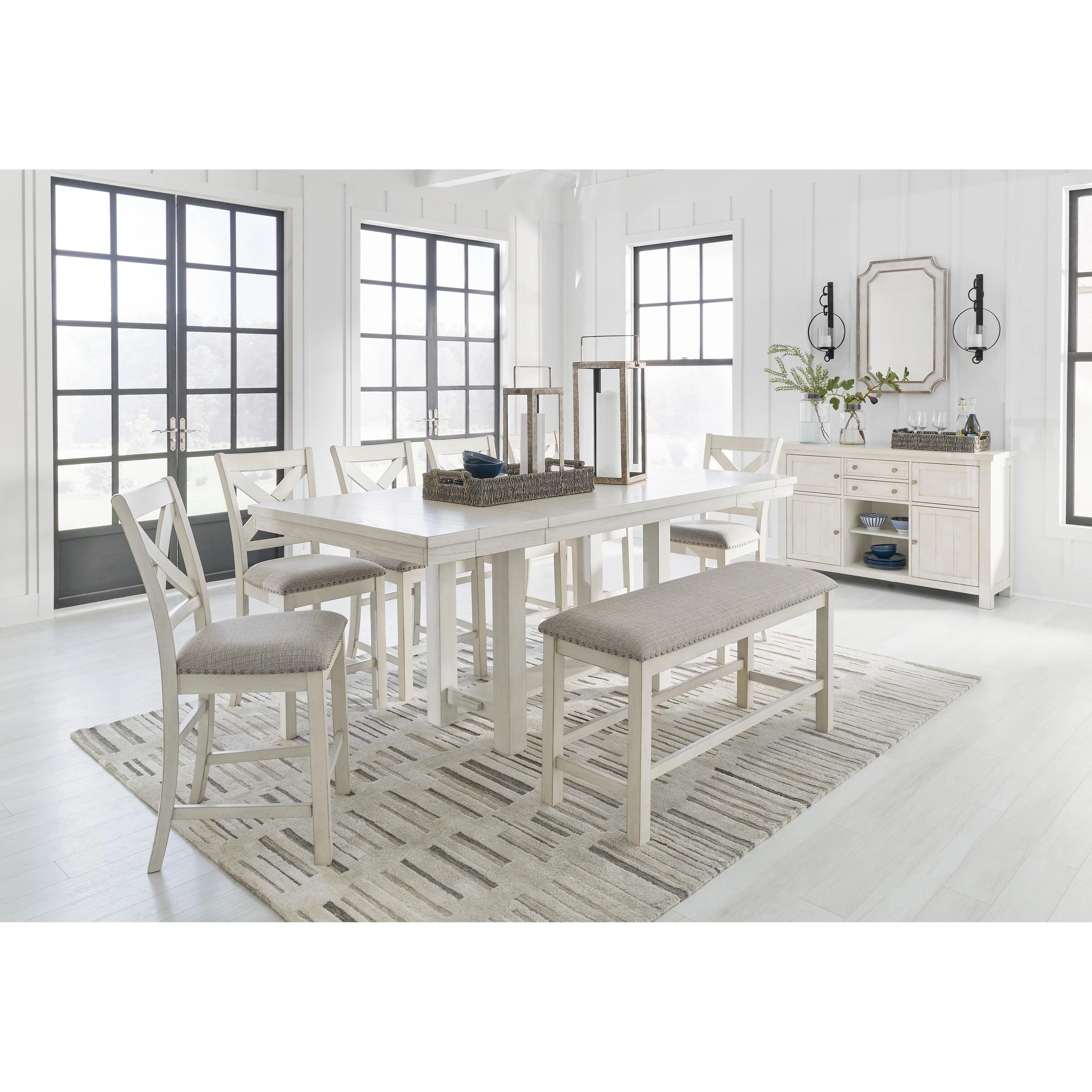 Signature Design by Ashley Robbinsdale D642D8 5 pc Counter Height Dining Set - Image 1