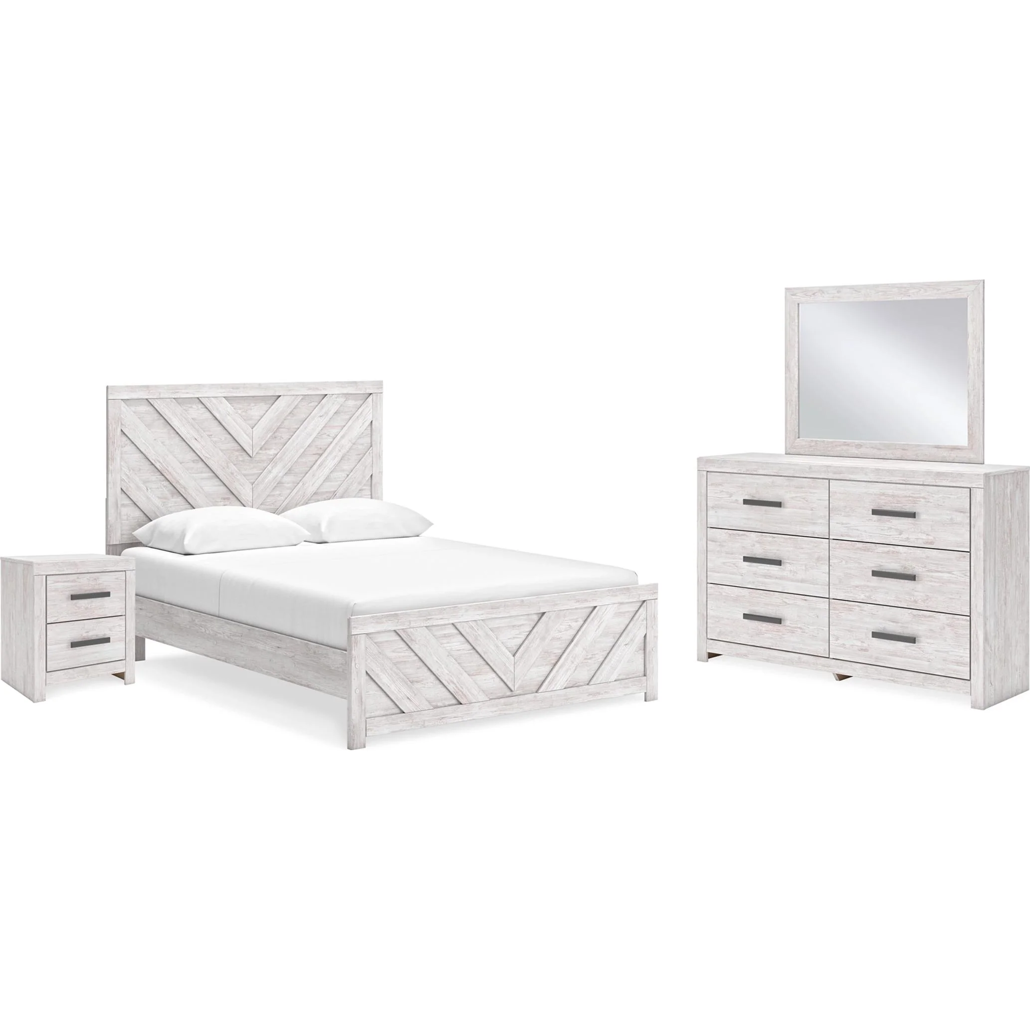 Signature Design by Ashley Cayboni B3788B8 6 pc Queen Panel Bedroom Set