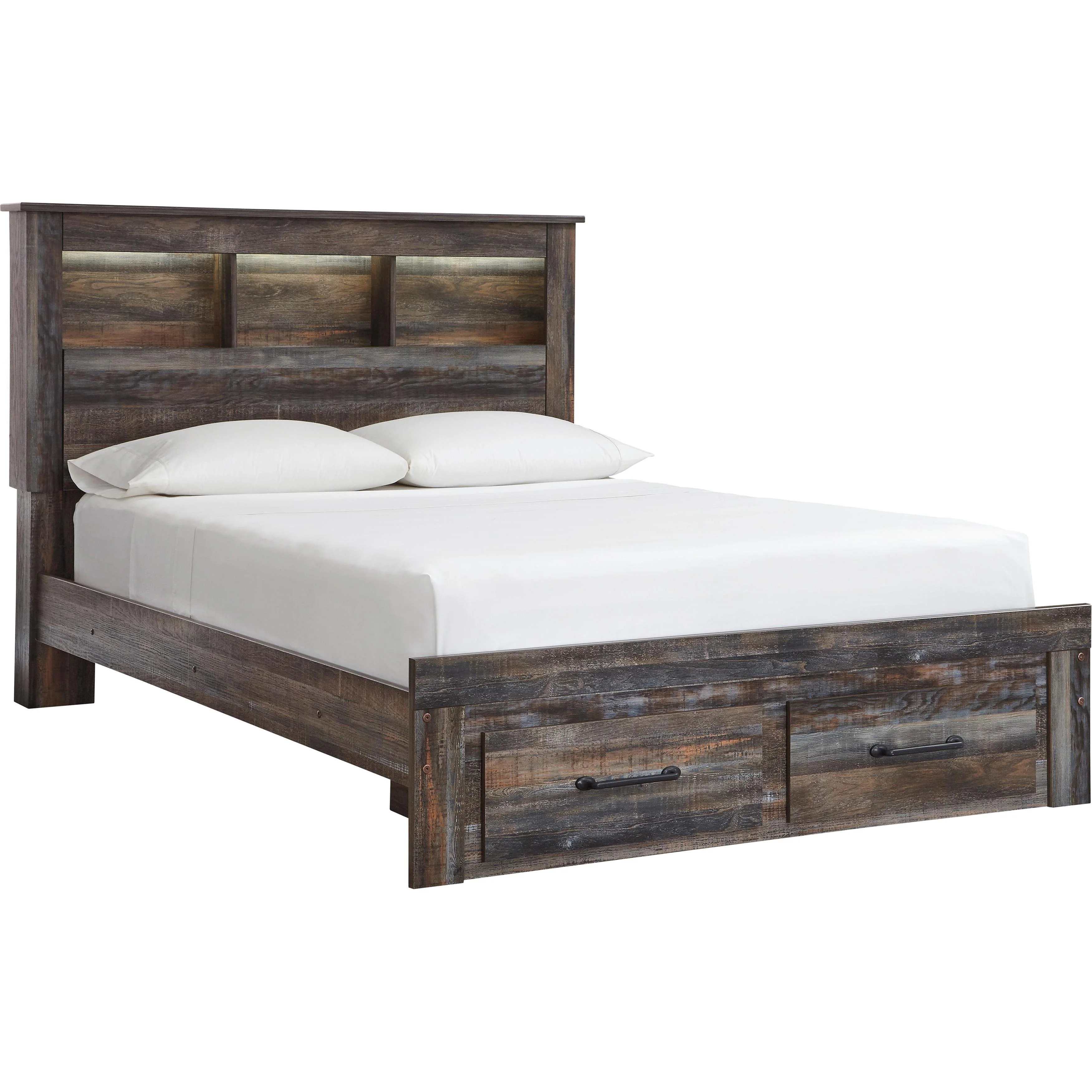 Signature Design by Ashley Drystan B211B79 8 pc Queen Bookcase Bedroom Set - Image 3