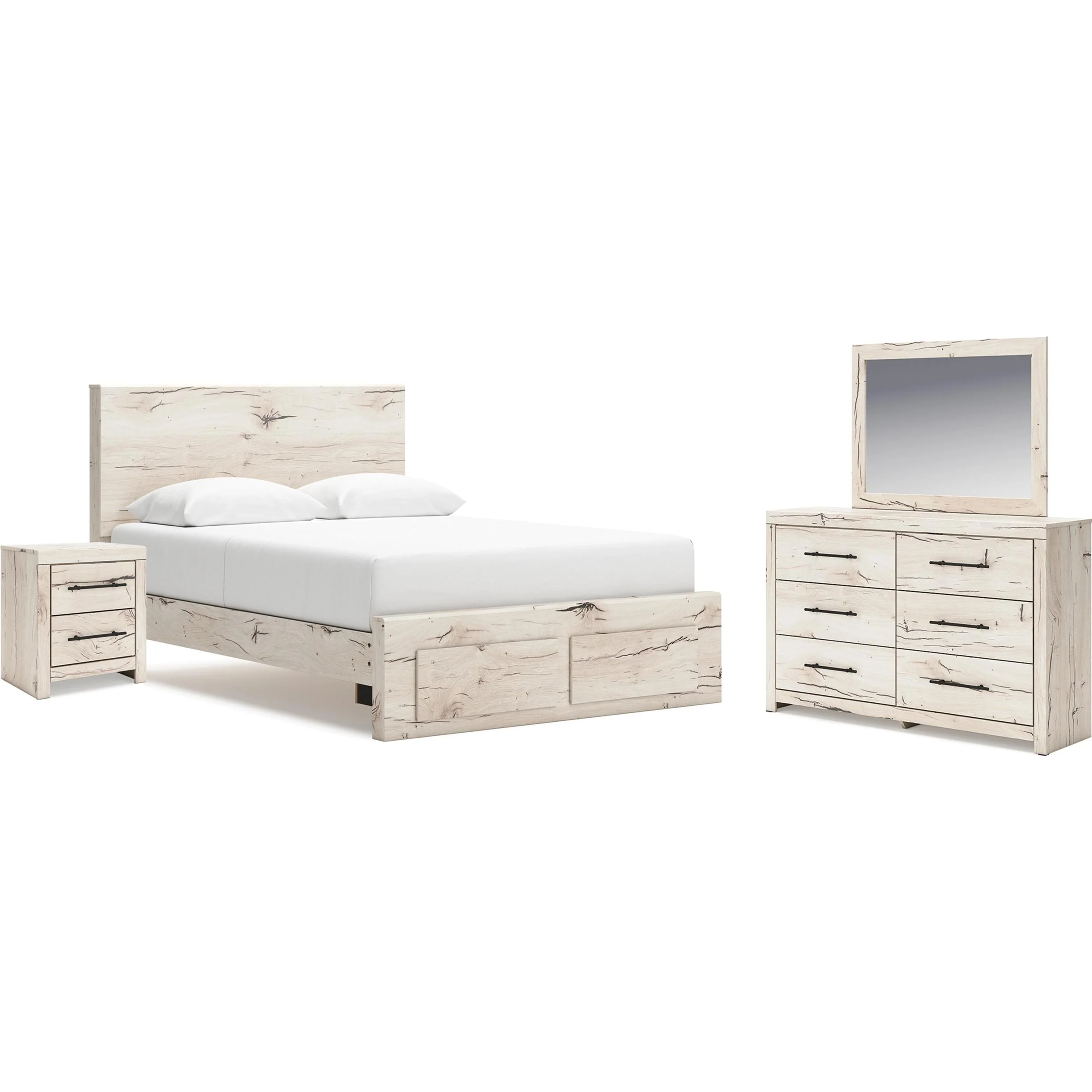 Signature Design by Ashley Lawroy B2310B41 6 pc Queen Panel Bedroom Set - Image 1