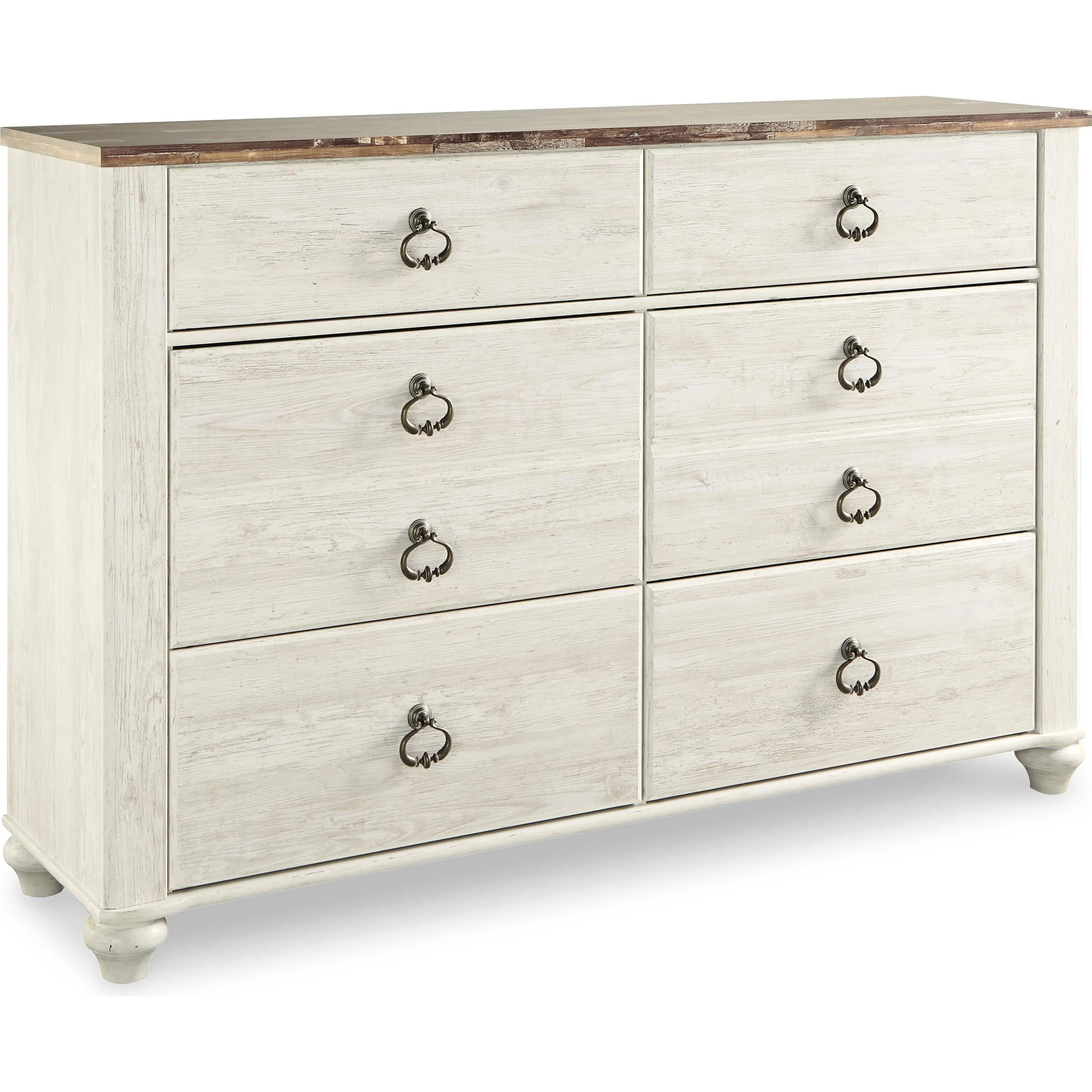 Signature Design by Ashley Willowton B267B58 8 pc Queen Sleigh Bedroom Set - Image 3
