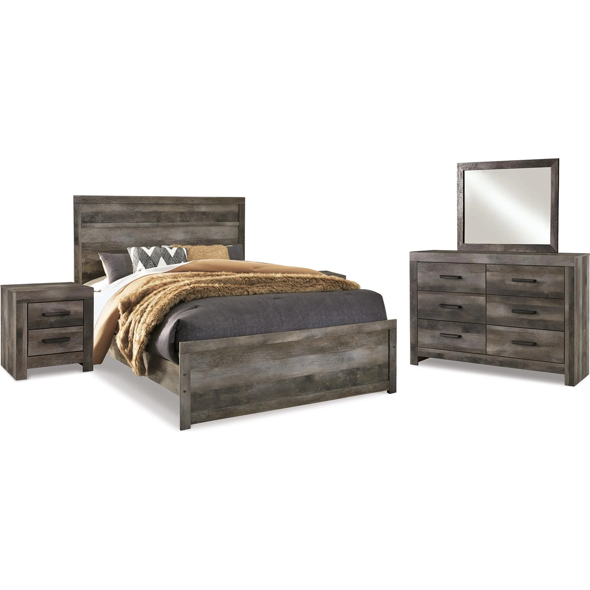 Signature Design by Ashley Wynnlow B440B36 7 pc Queen Panel Bedroom Set