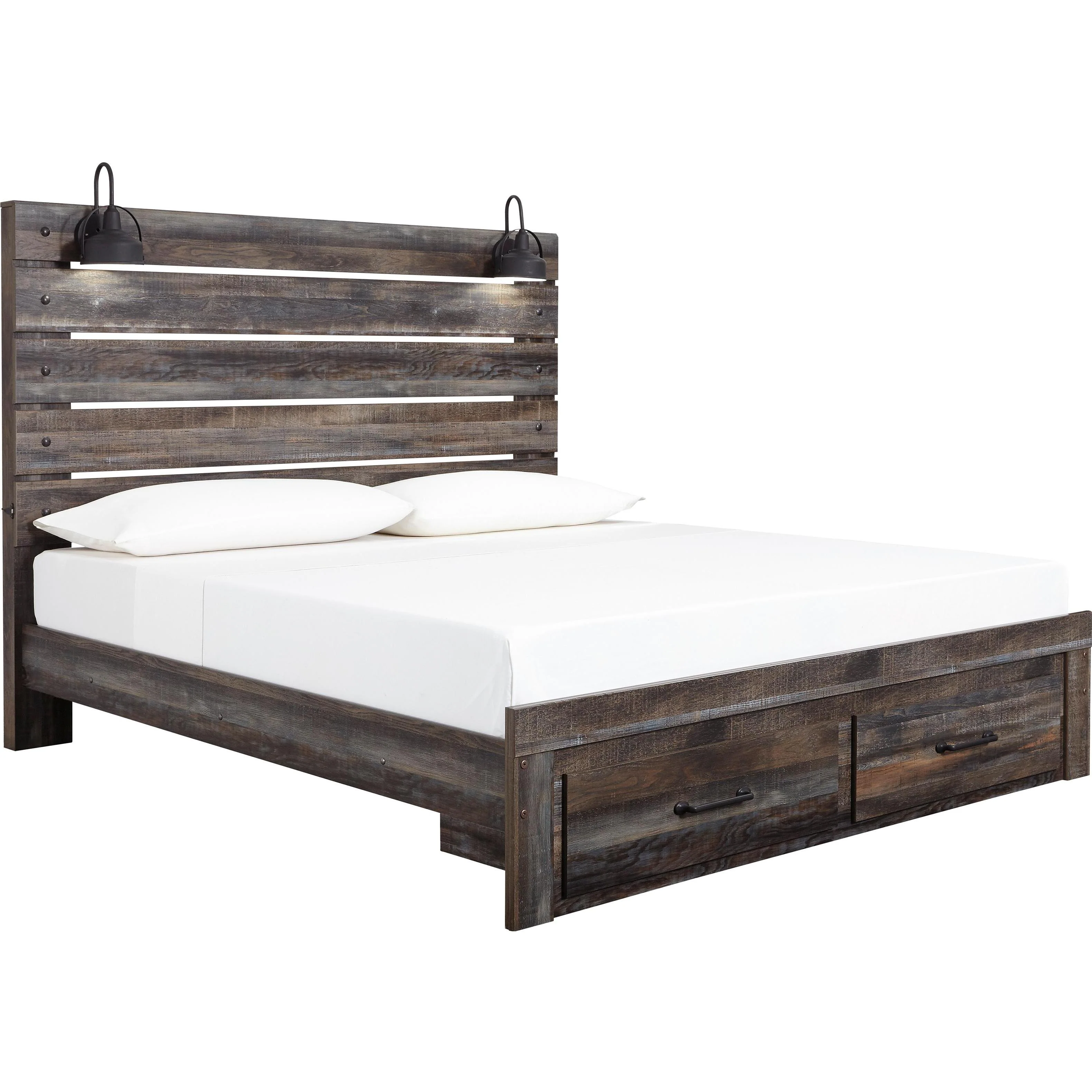 Signature Design by Ashley Drystan B211B67 6 pc King Panel Bedroom Set - Image 2