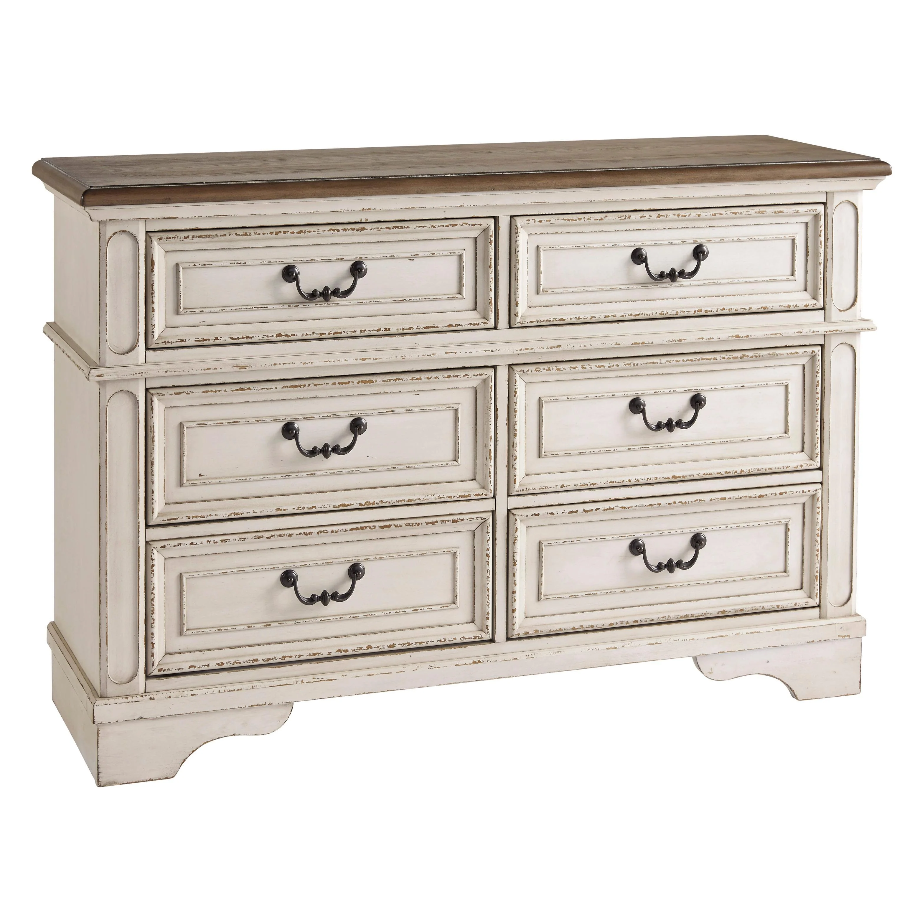 Signature Design by Ashley Realyn B743B66 7 pc King Upholstered Panel Storage Bedroom Set - Image 3