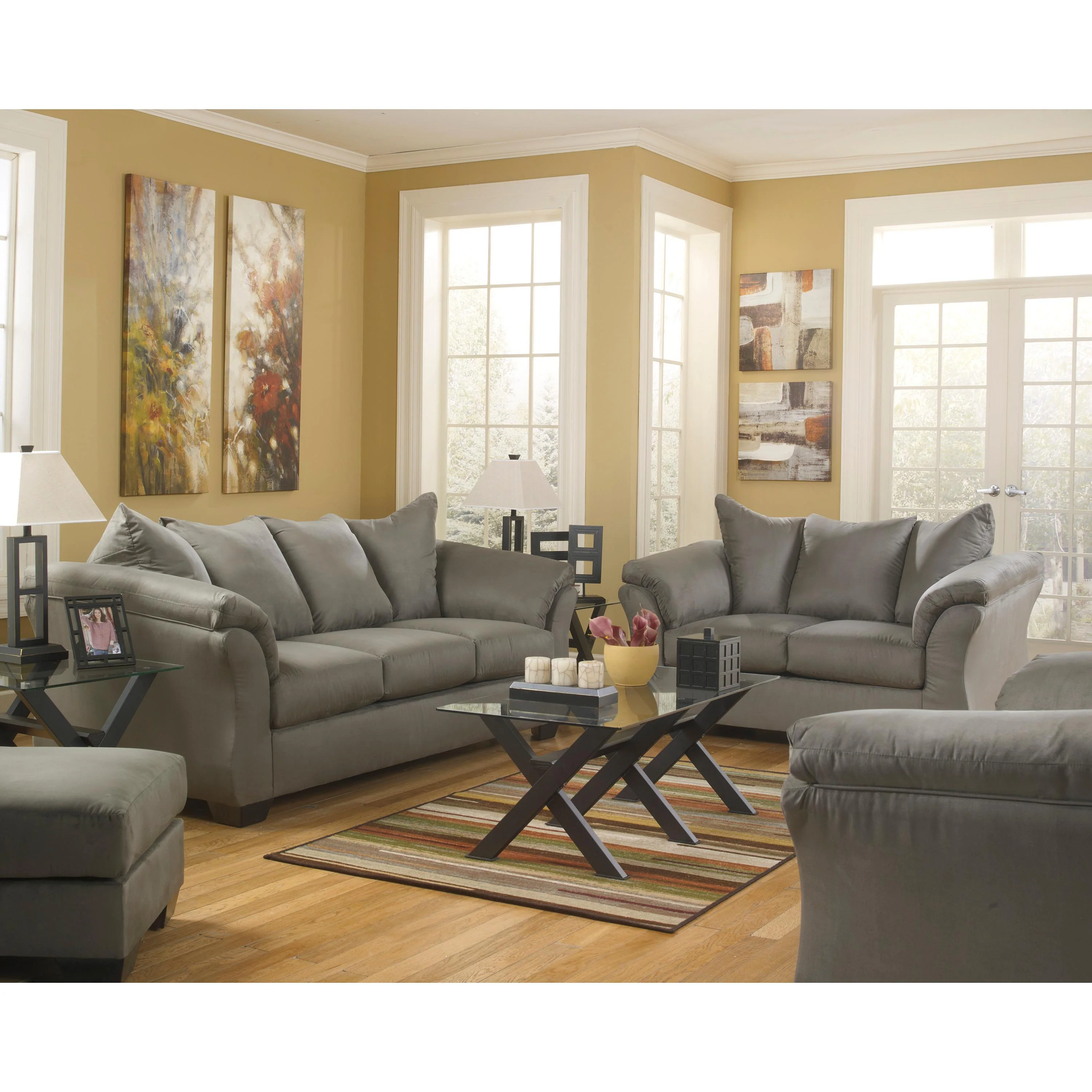 Signature Design by Ashley Darcy 75005U9 4 pc Living Room Set