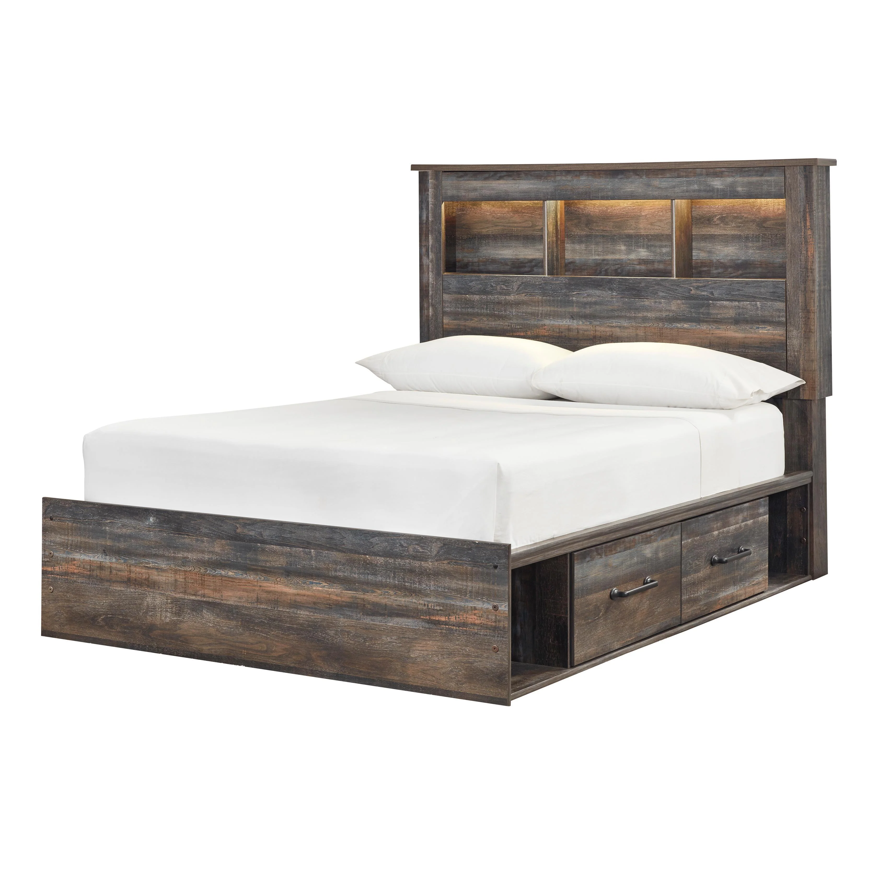 Signature Design by Ashley Drystan B211B102 7 pc Full Bookcase Bedroom Set - Image 2