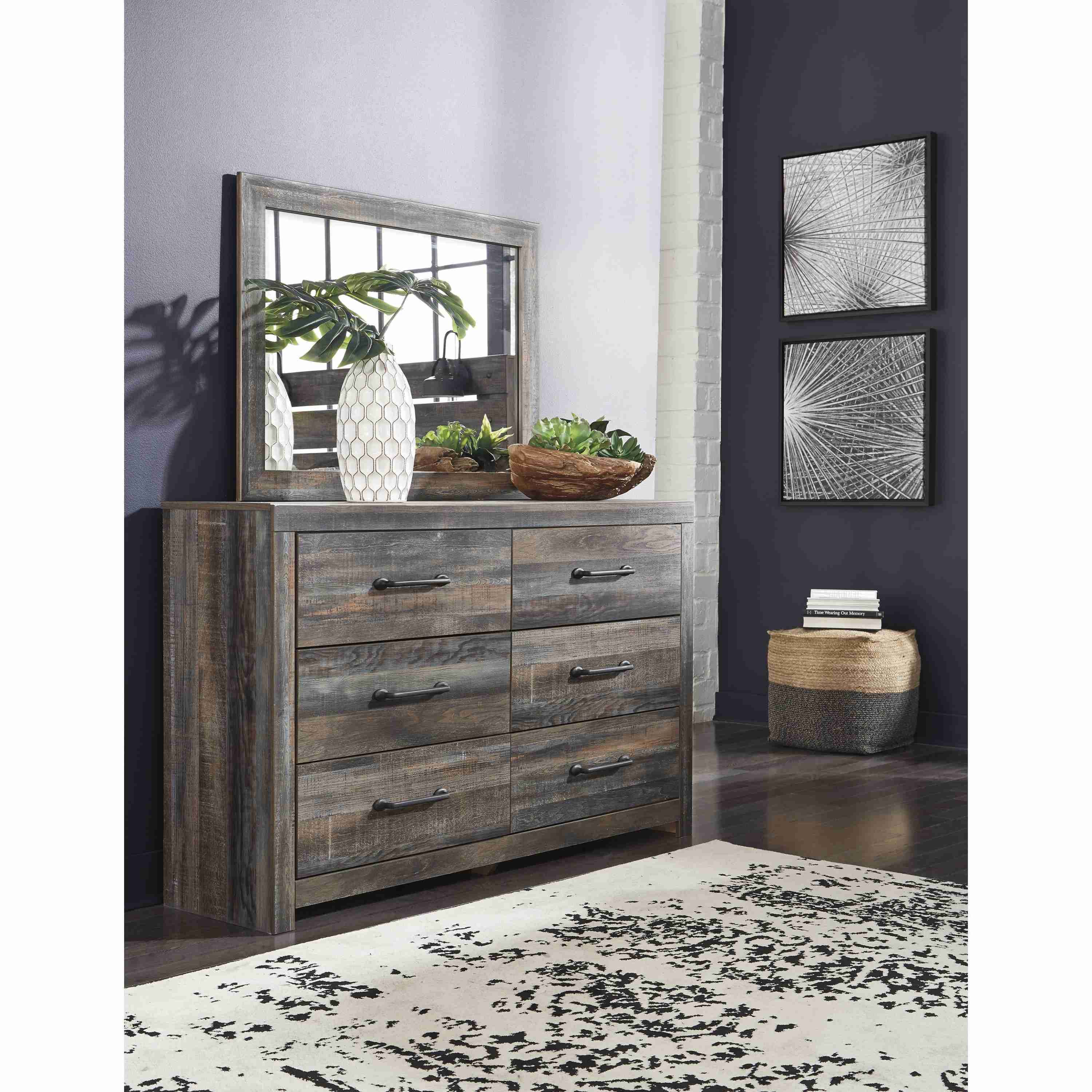Signature Design by Ashley Drystan B211B102 7 pc Full Bookcase Bedroom Set - Image 3
