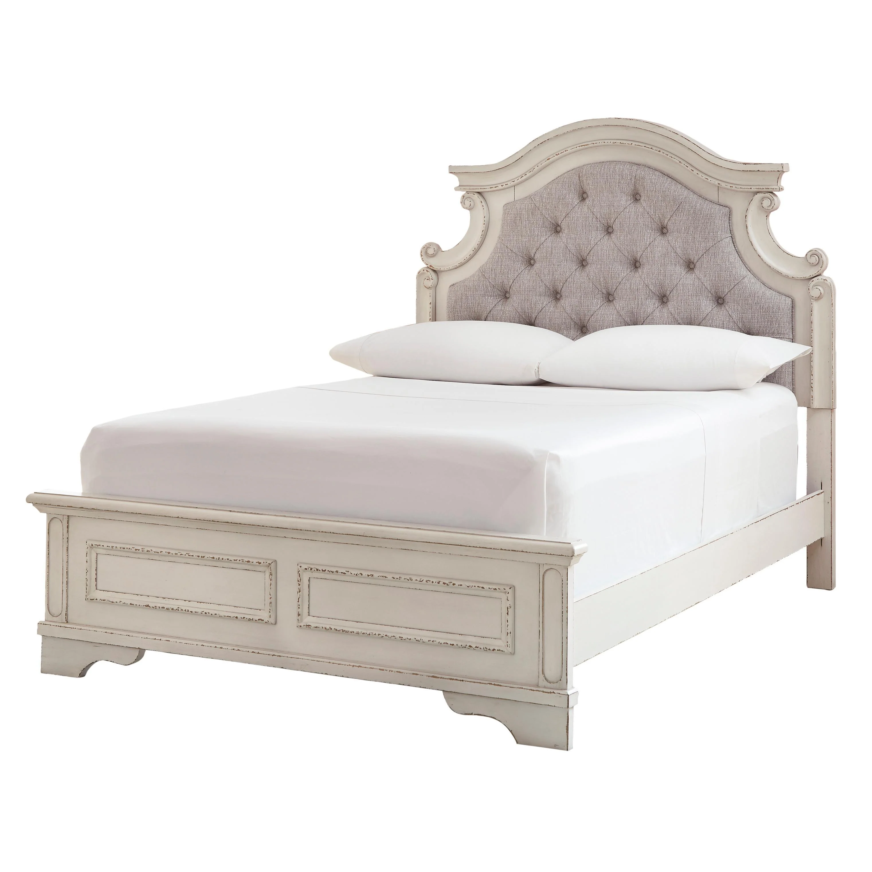 Signature Design by Ashley Realyn B743B81 7 pc Full Panel Bedroom Set - Image 2