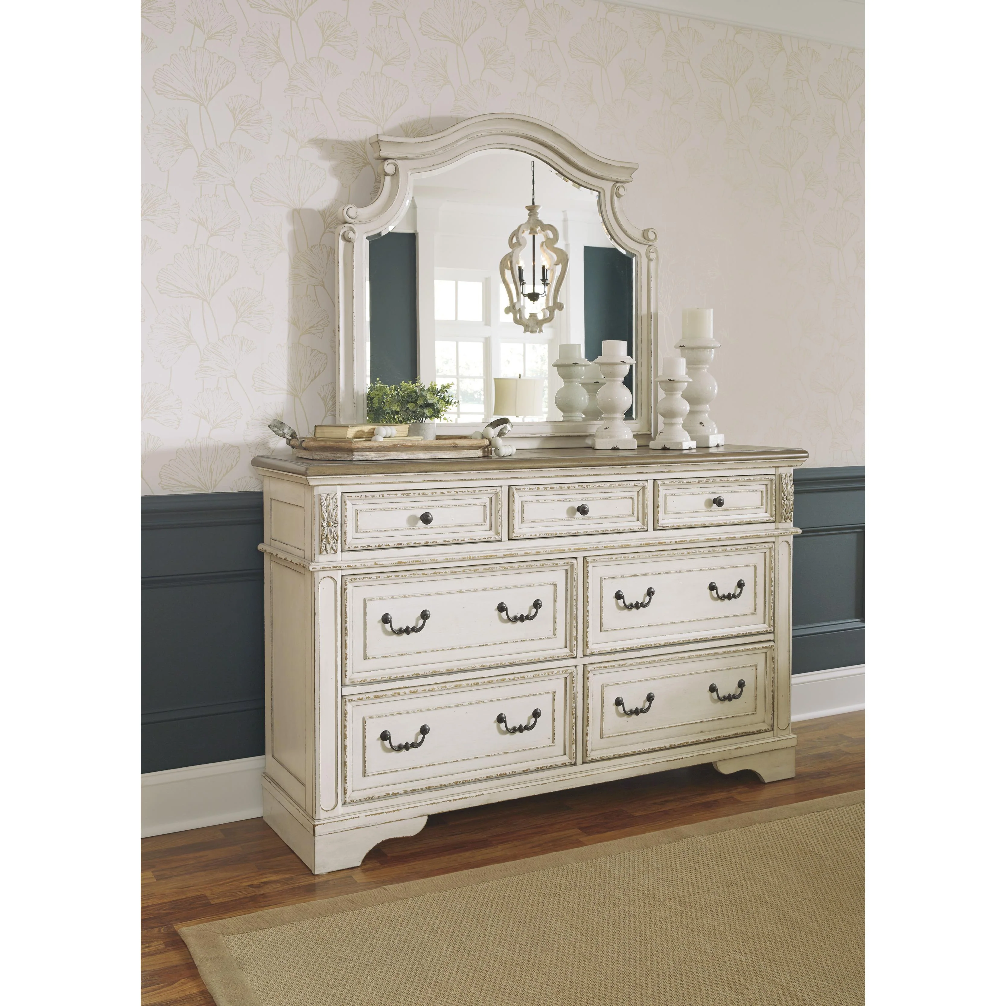 Signature Design by Ashley Realyn B743B85 6 pc Full Panel Bedroom Set - Image 3