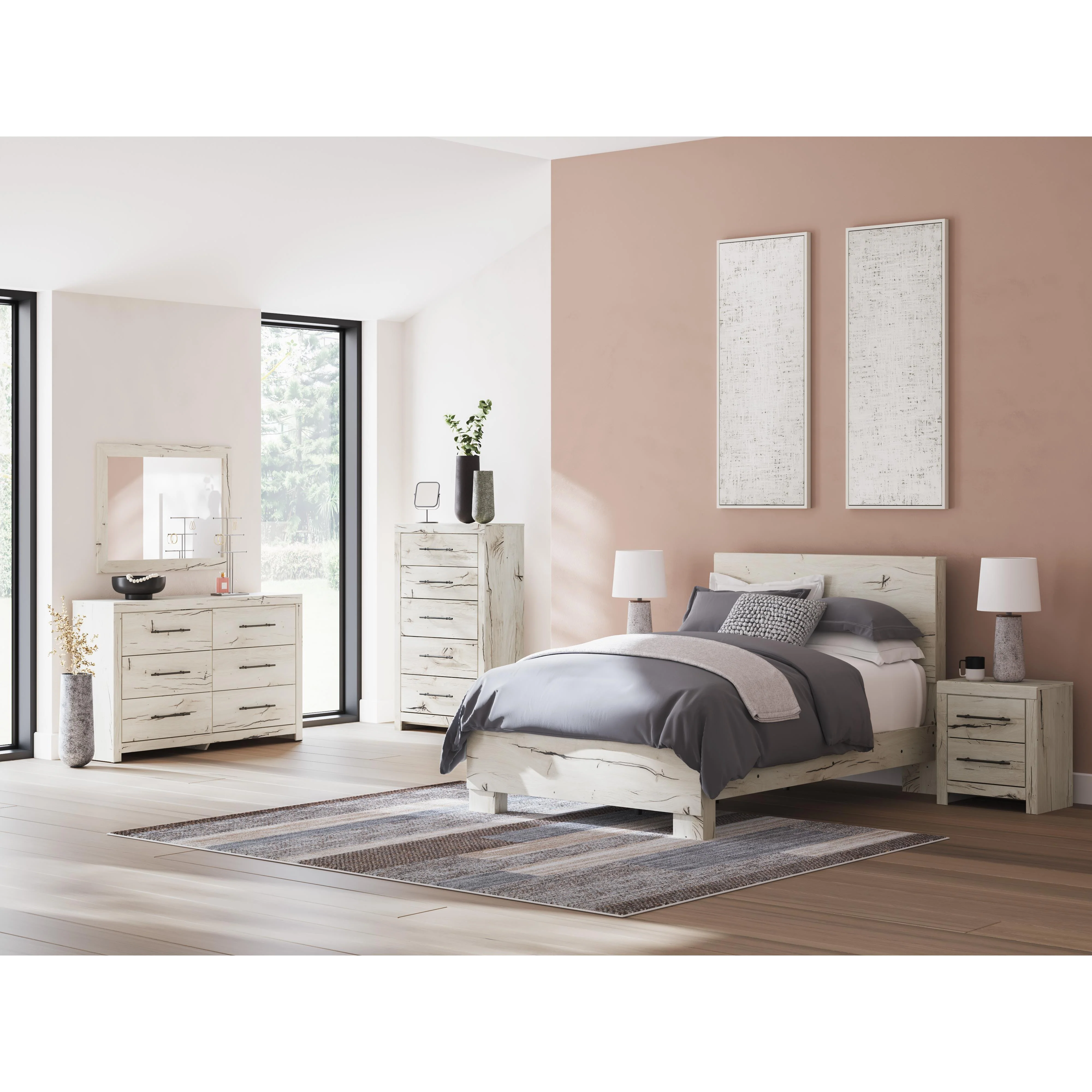 Benchcraft Lawroy B2310B 5 pc Full Panel Bedroom Set