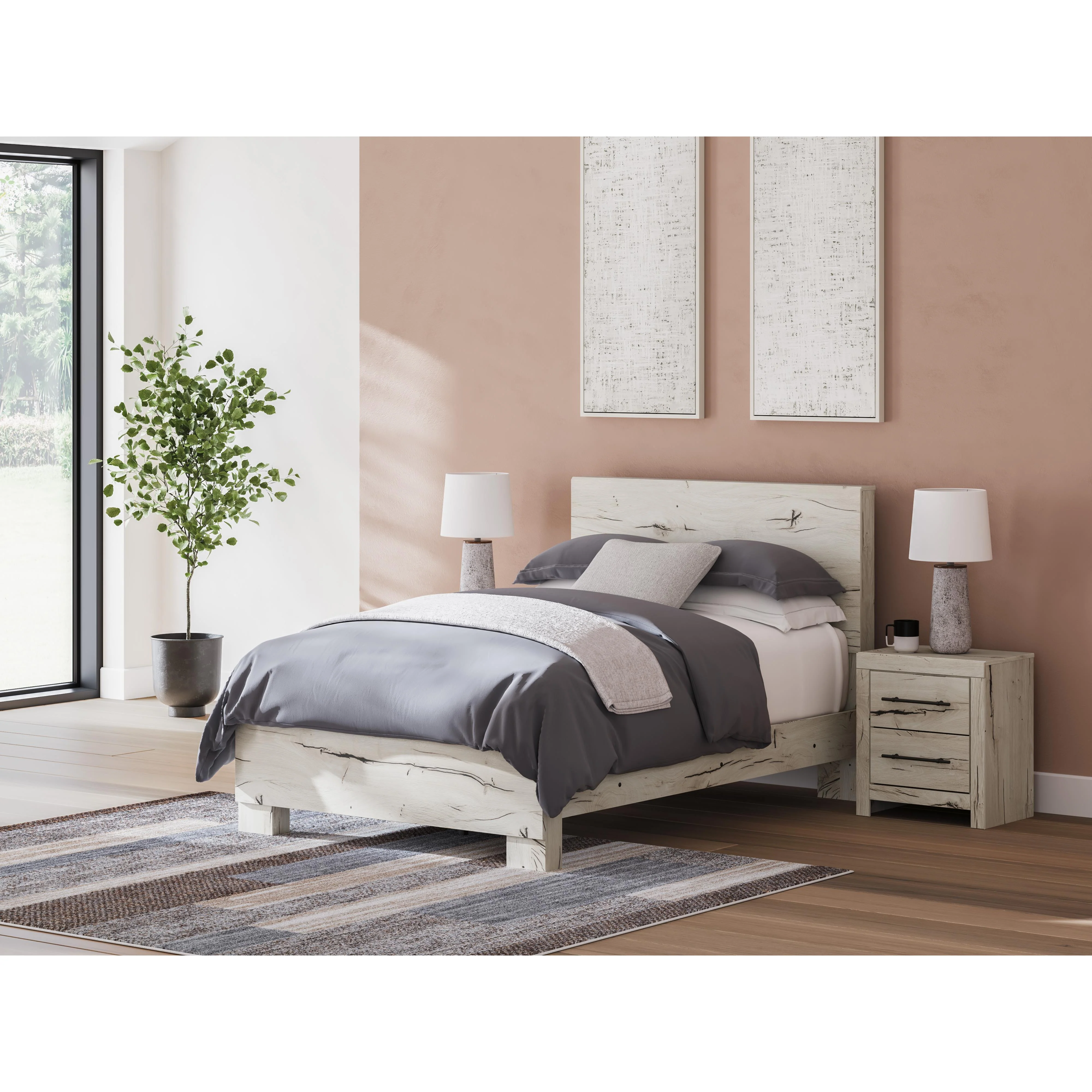 Benchcraft Lawroy B2310B 5 pc Full Panel Bedroom Set - Image 2