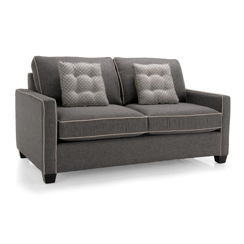 Decor-Rest Furniture Stationary Fabric Sofa 2855 Condo Sofa - Image 1