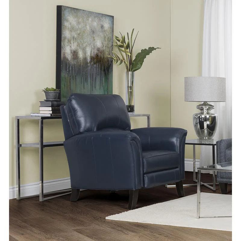 Decor-Rest Furniture Leather Recliner 3450 Push Back Chair (Grey) - Image 3