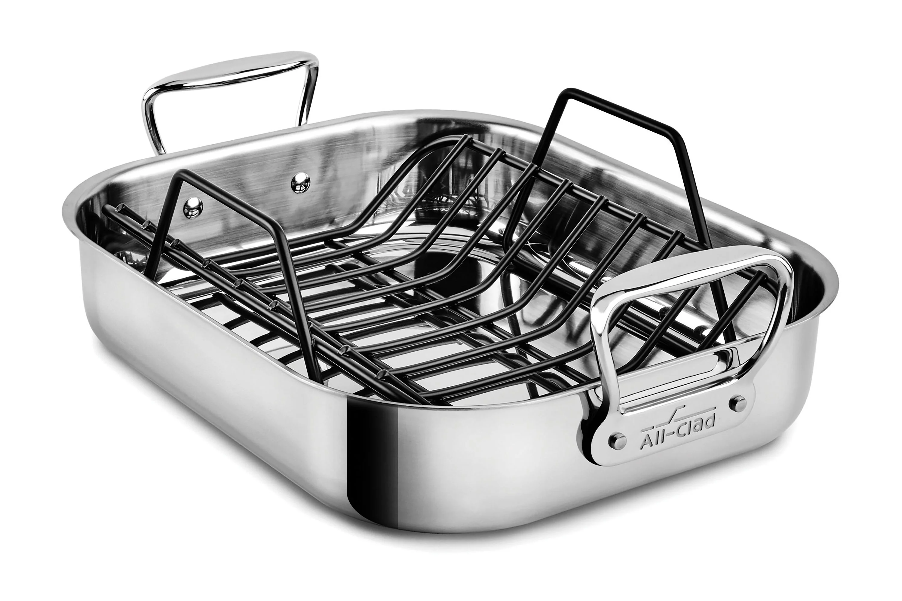 Roaster with Rack, Stainless Steel
