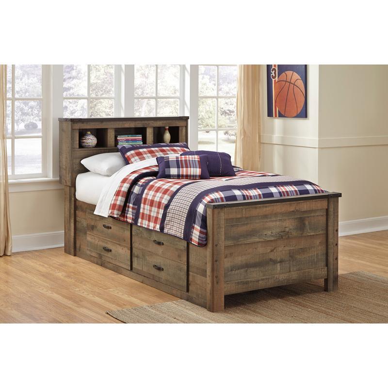 Signature Design by Ashley Trinell B446-63 Twin Bookcase Headboard - Image 3