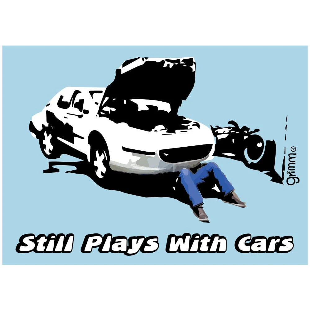 Fridge Magnet, Still plays with Cars - Image 1