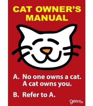 Fridge Magnet, Cat owner