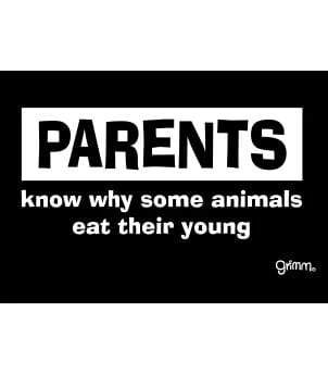 Fridge Magnet, Eat their Young - Image 1