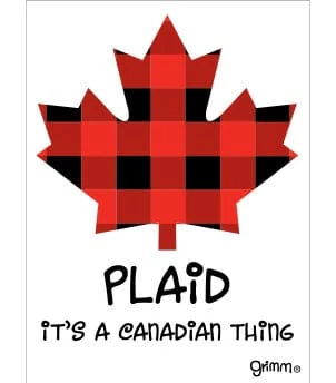 Fridge Magnet, Plaid it