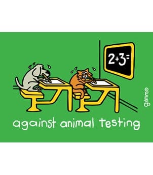 Fridge Magnet, Against animal testing - Image 1