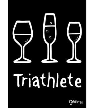 Fridge Magnet, Triathlete - Image 1