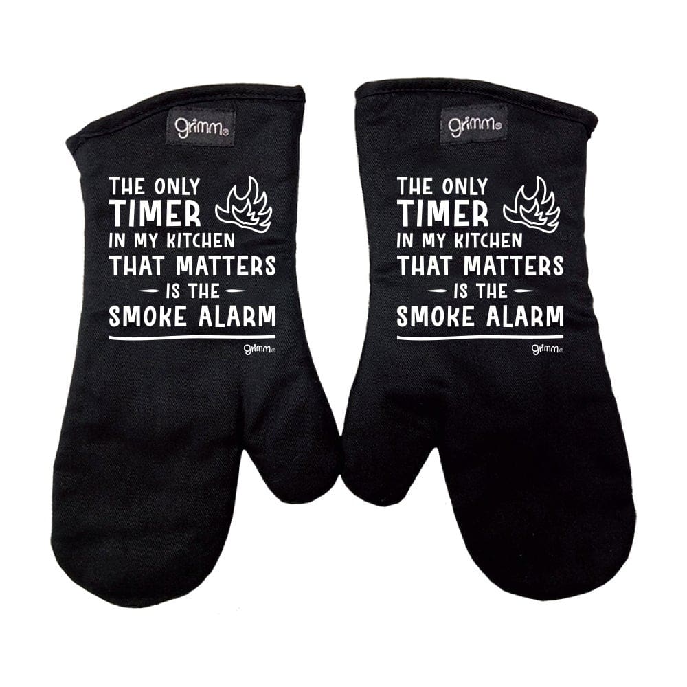 Oven Mitt Set, Smoke Alarm - Image 1