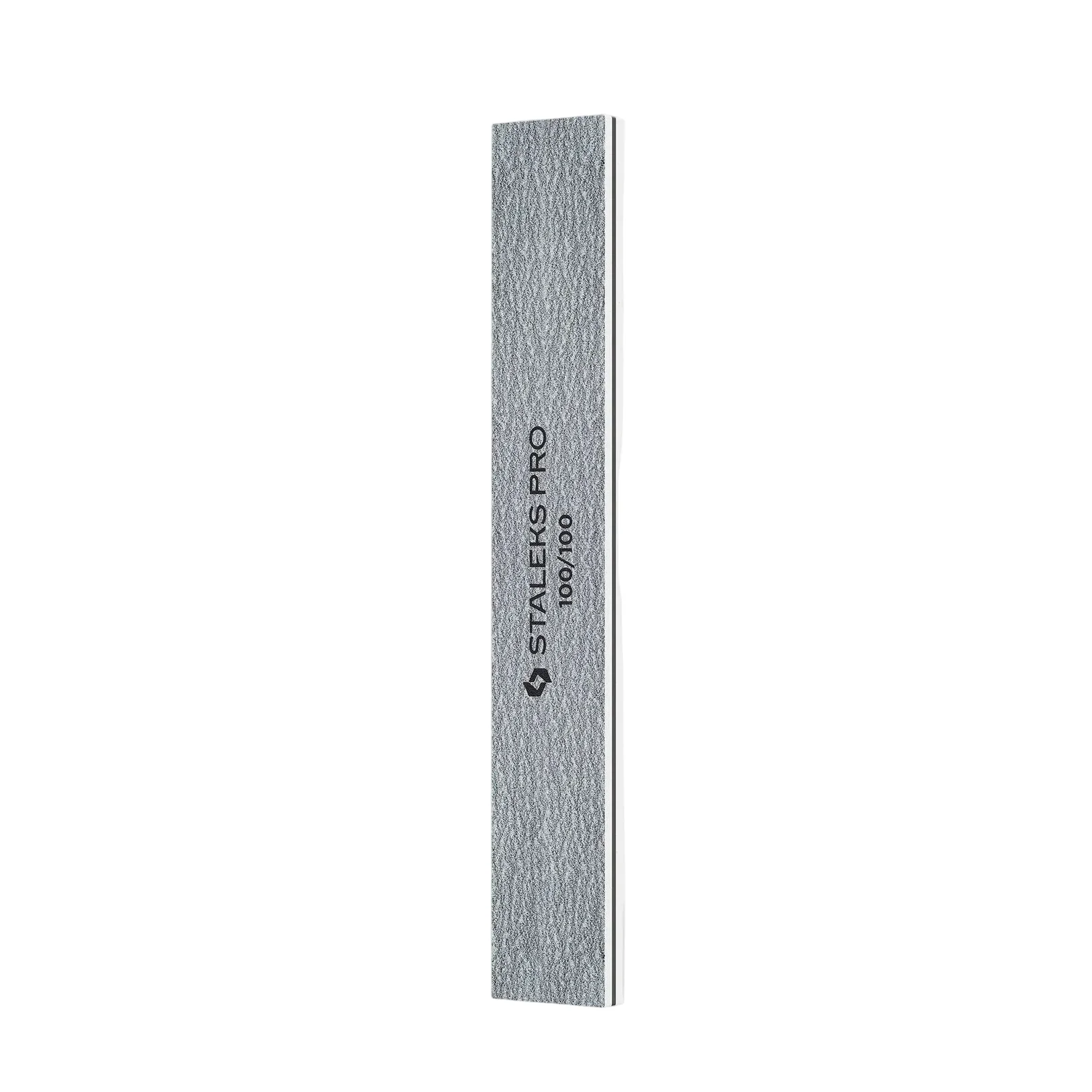 STALEKS - Straight wide mineral nail file 100/100 grit (25 pcs) NF-30-100/100-25 - Image 2