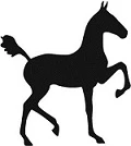 Show Horse Weanling Reflective Decal - Image 1