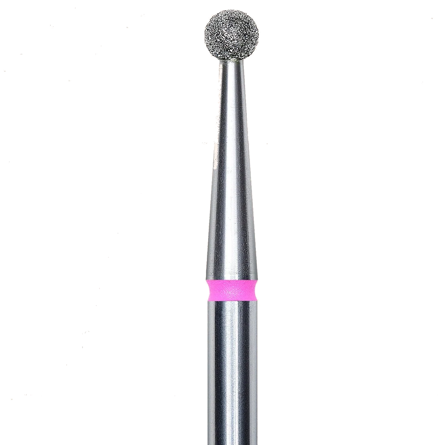 DIAMOND NAIL DRILL BIT, "BALL", RED, HEAD DIAMETER 2.5MM (FA01R025) - STALEKS™ - Image 2