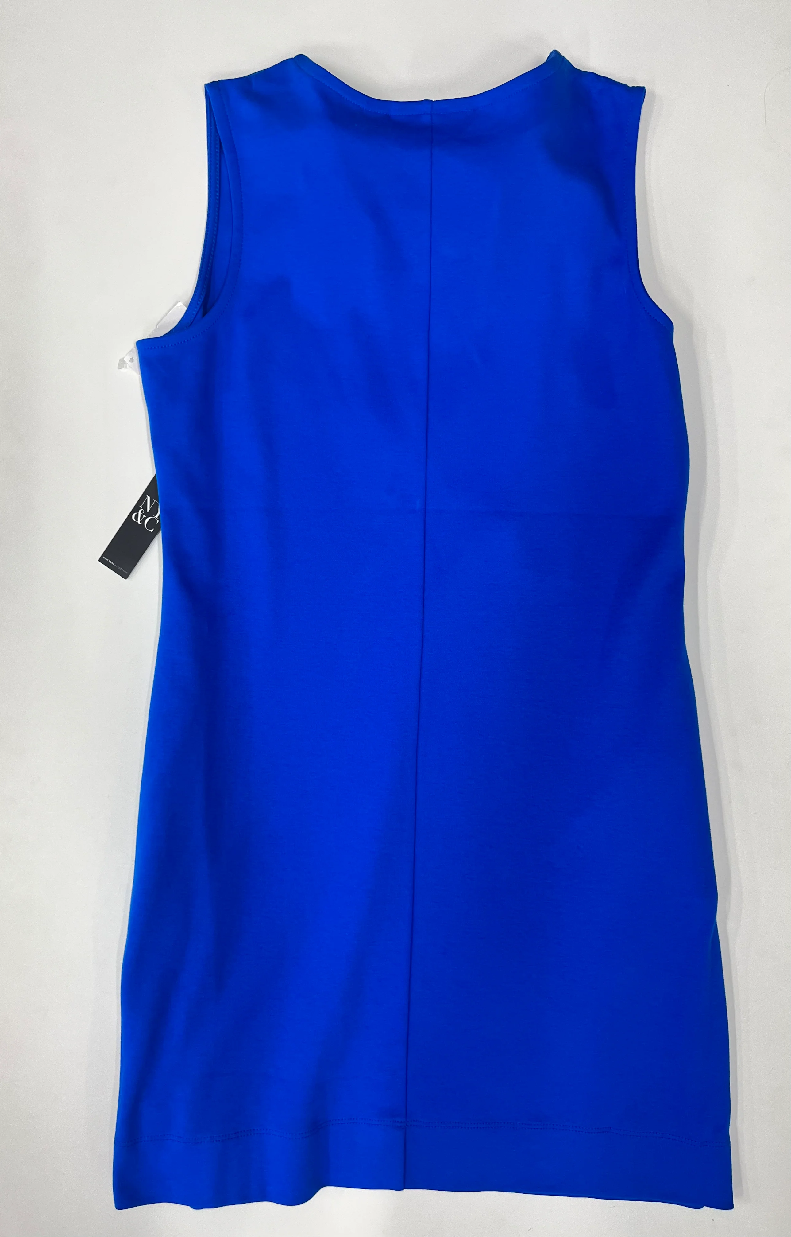 New York & Company Sleeveless V-Neck Dress Blue NWT Size S - Image 2