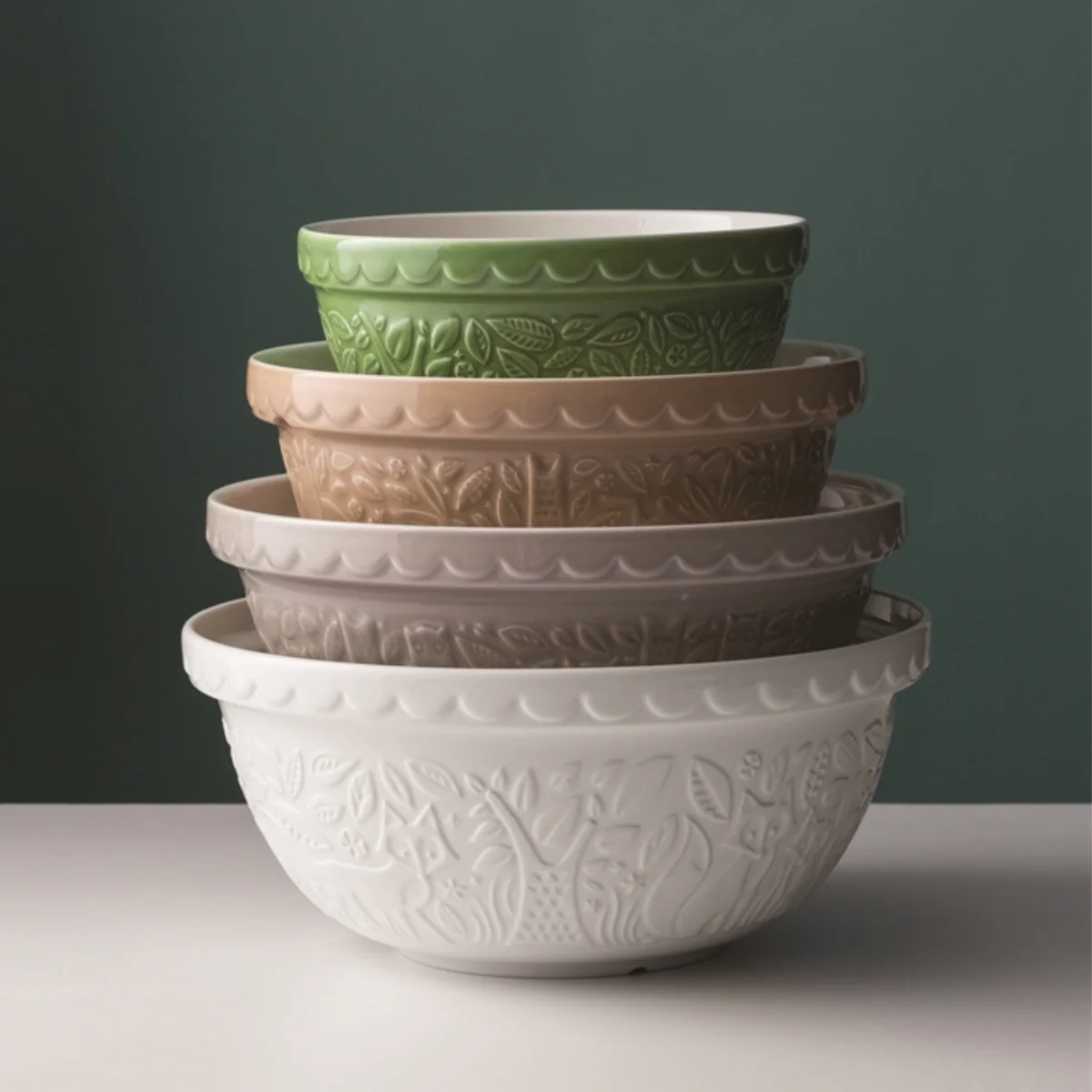 Mixing Bowl, Forest Owl - Image 3