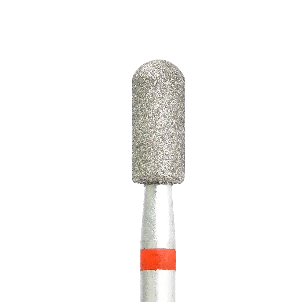 KMIZ – Diamond Nail Drill Bit Red Cylinder 3.5-8.0F (#110)