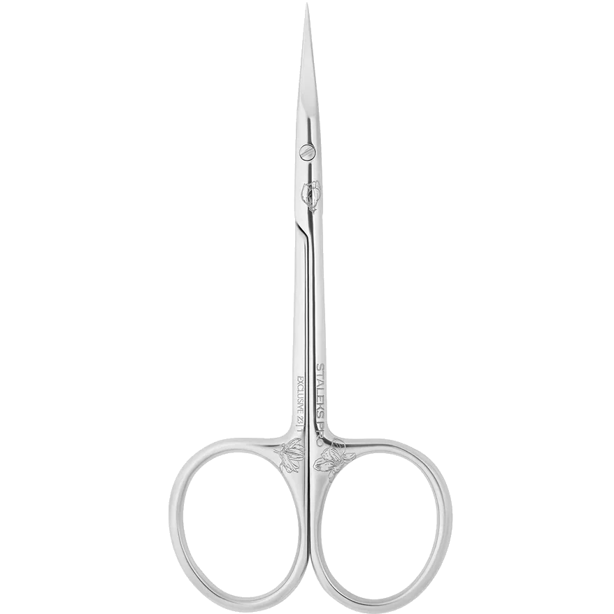 STALEKS PRO EXCLUSIVE 23 TYPE 1 PROFESSIONAL CUTICLE SCISSORS ELONGATED HANDLES MAGNOLIA SX-23/1M- STALEKS™