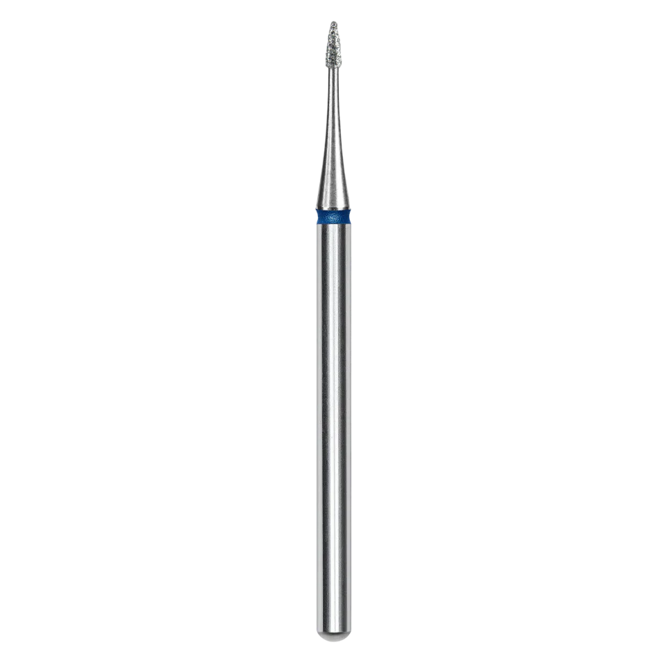 STALEKS - Diamond nail drill bit, "Flame" mini, blue, EXPERT 1/3 mm (FA12B010/3) - Image 2