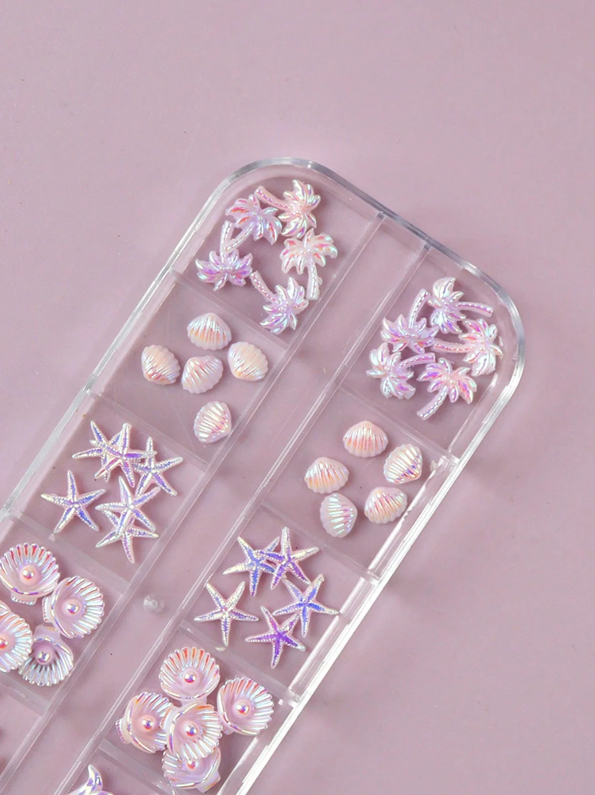 3D Summer Beach Nail Charms Set (72 pcs) - Image 3