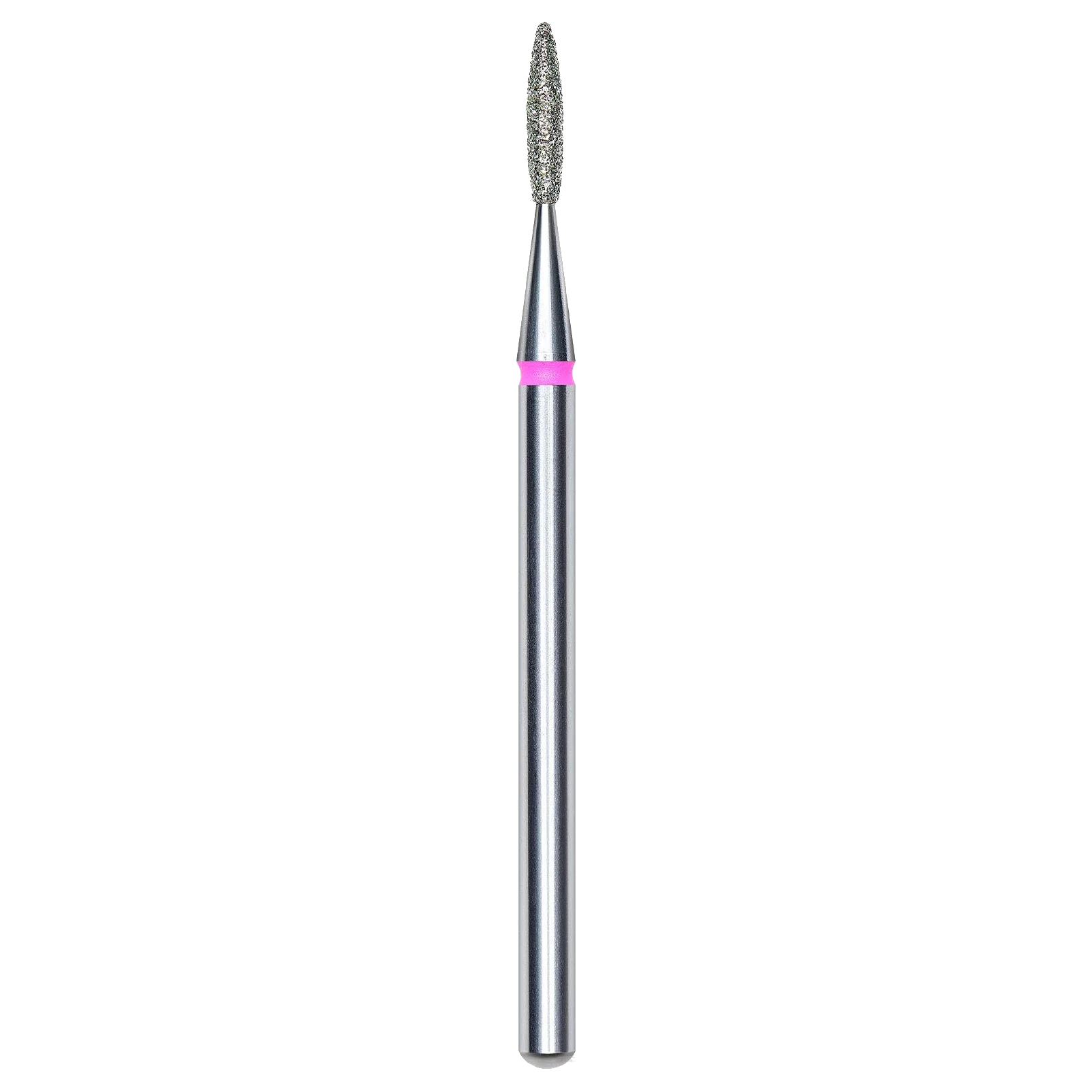 DIAMOND NAIL DRILL BIT, "FLAME", RED, HEAD DIAMETER 1.6/8MM (FA10R016/8) - STALEKS™ - Image 1