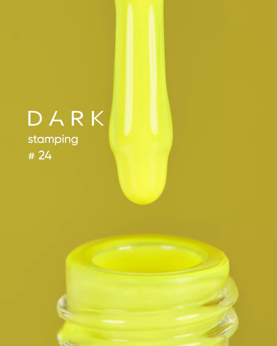 DARK Stamping Polish Lemon #24, 10ml - Image 1