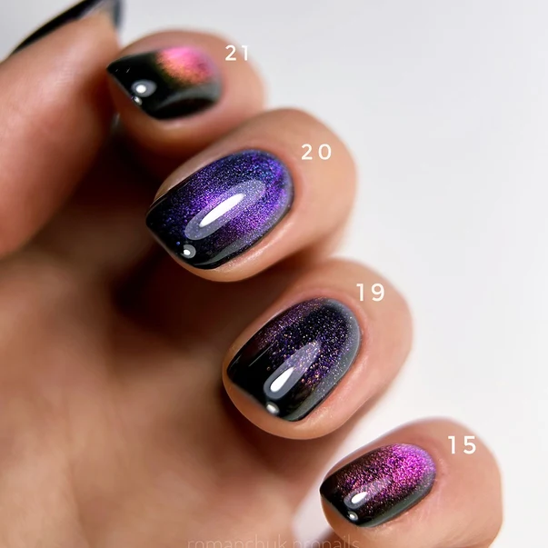 DARK gel polish Cat Eye #19, 6ml - Image 2
