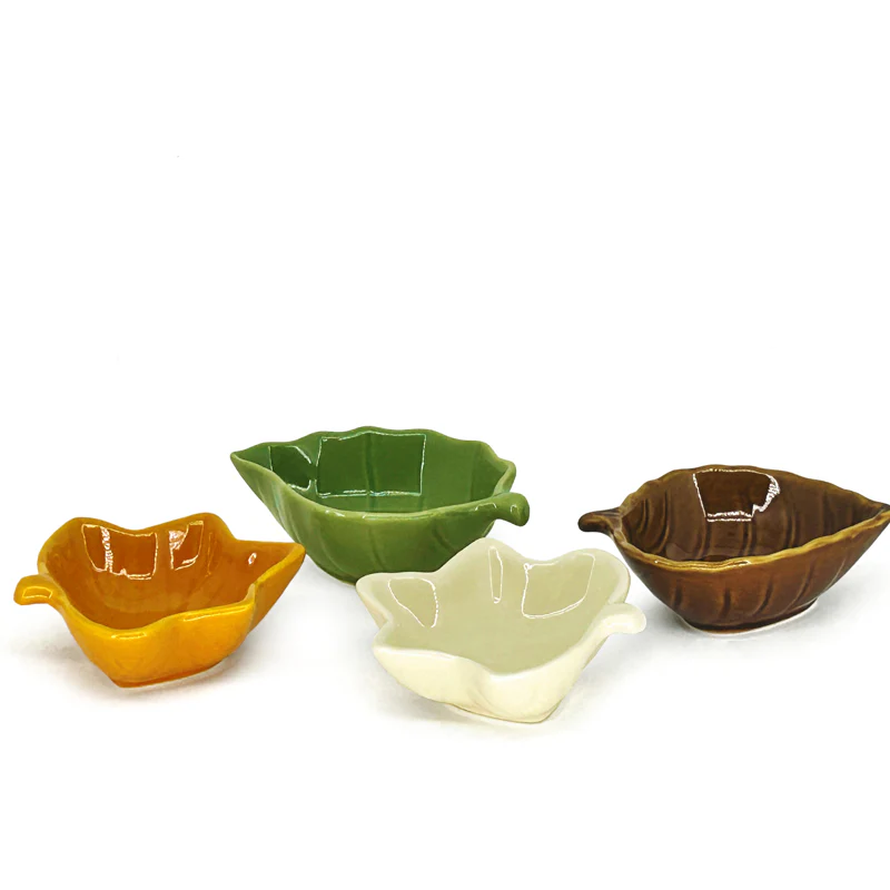 Dip Bowl, Assorted Leaves