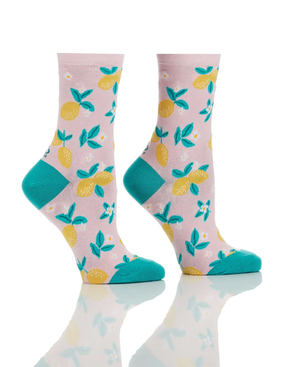 Women’s Socks “Lemon Pink”
