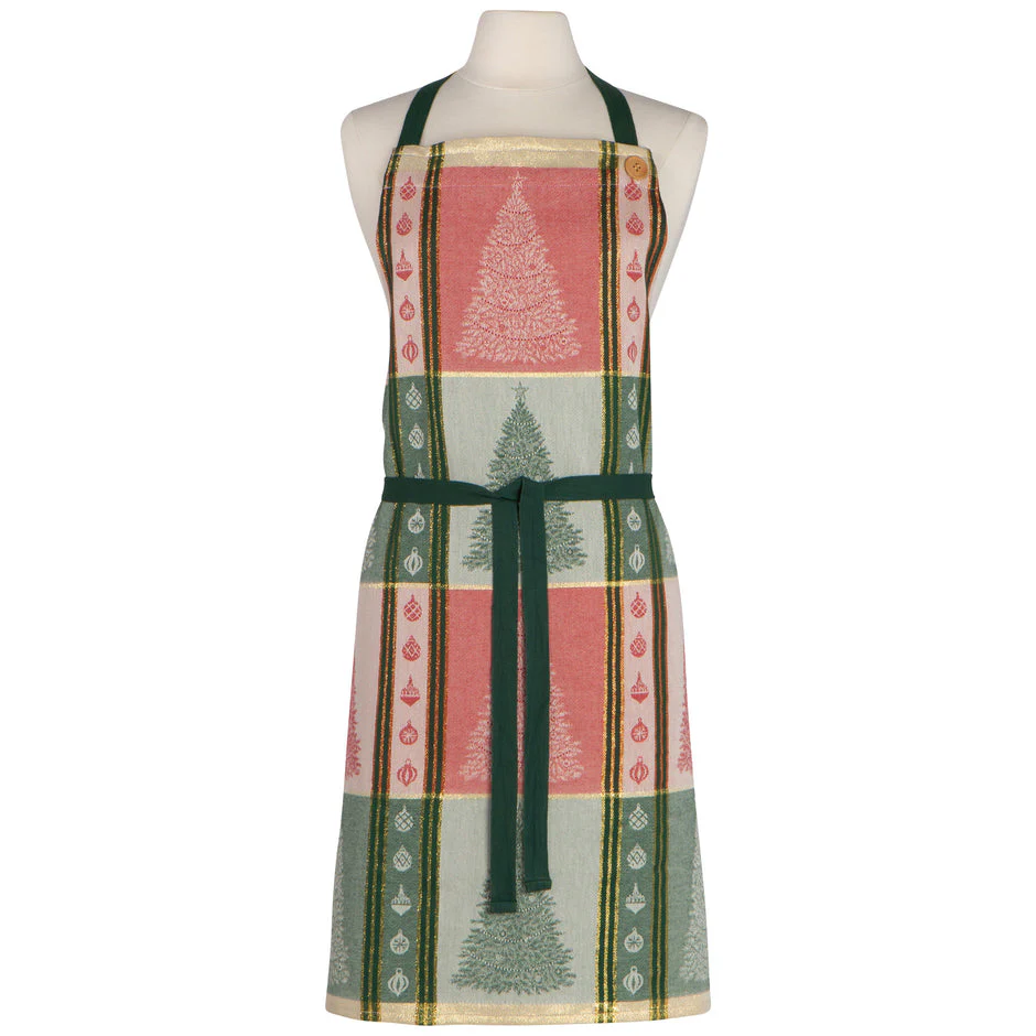 Apron, Jacquard, Festive Fir - Image 1