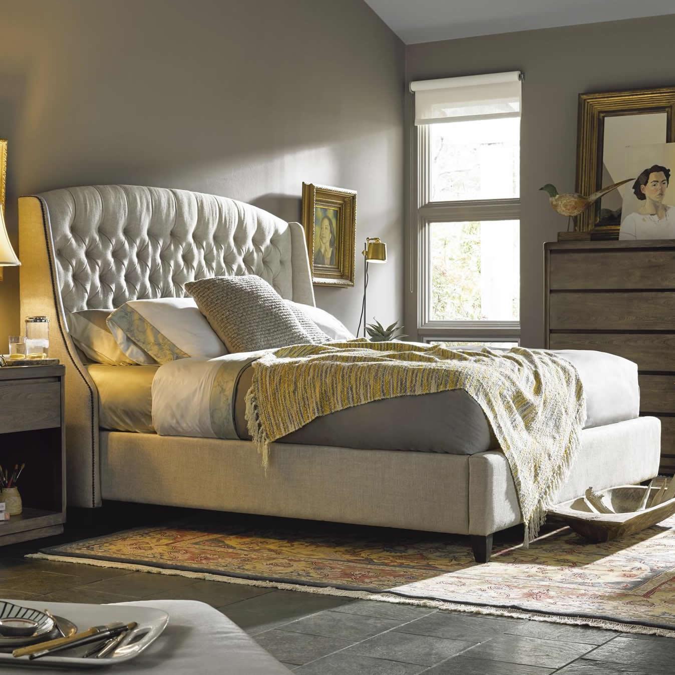 Universal Furniture Halston Queen Upholstered Bed 55225F/552250 - Image 2