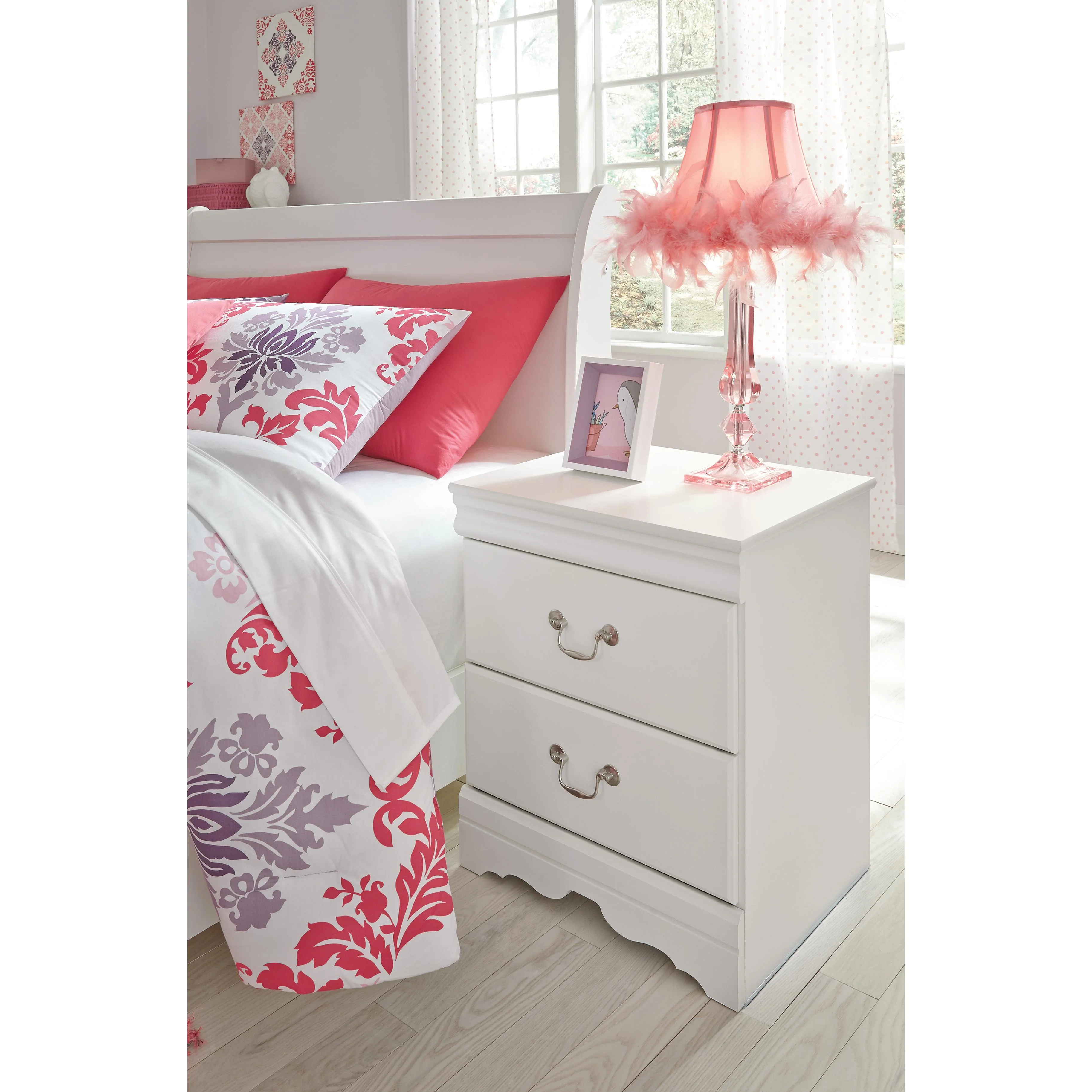 Signature Design by Ashley Anarasia 2-Drawer Nightstand B129-92 - Image 3