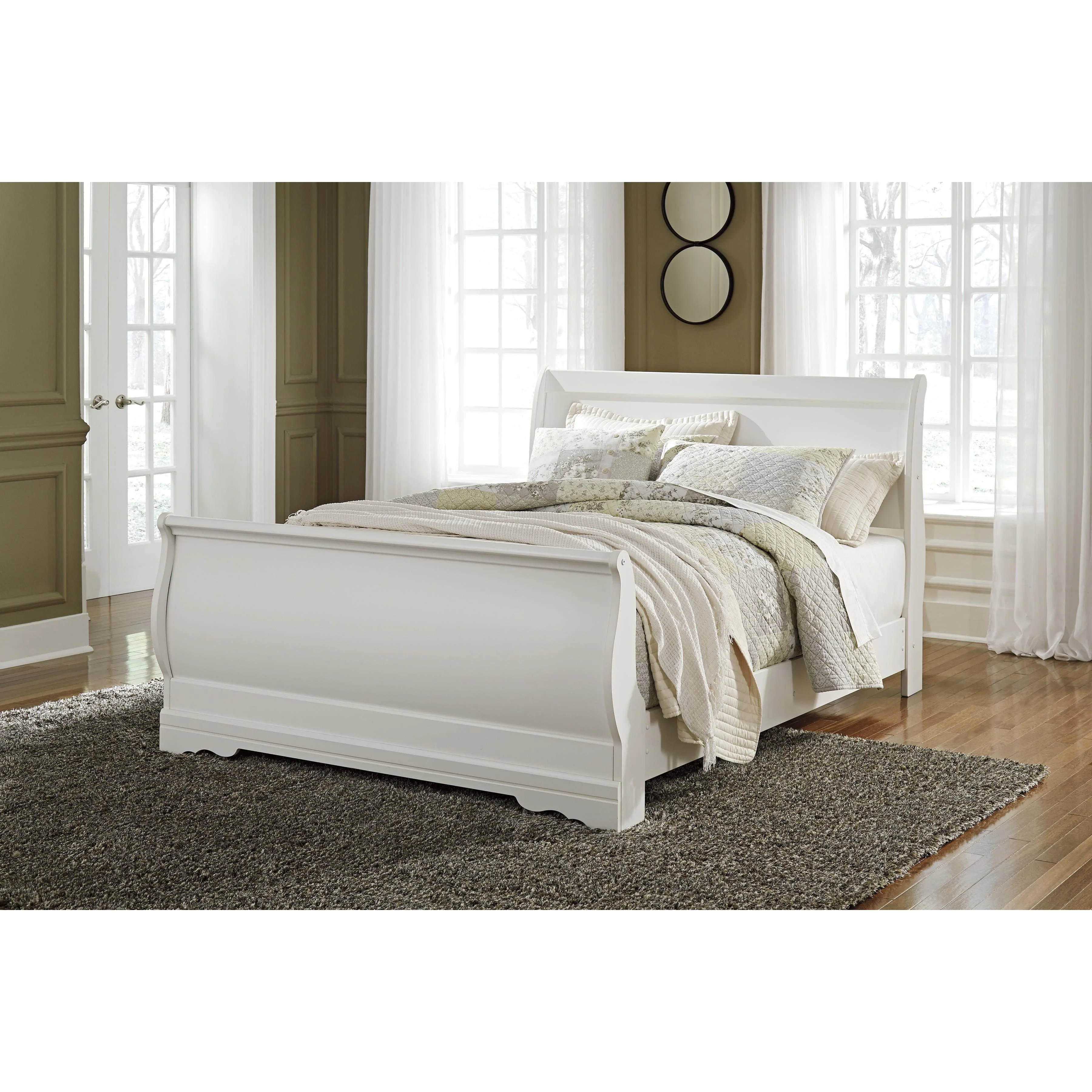 Signature Design by Ashley Anarasia Queen Sleigh Bed B129-77/B129-74/B129-98 - Image 1