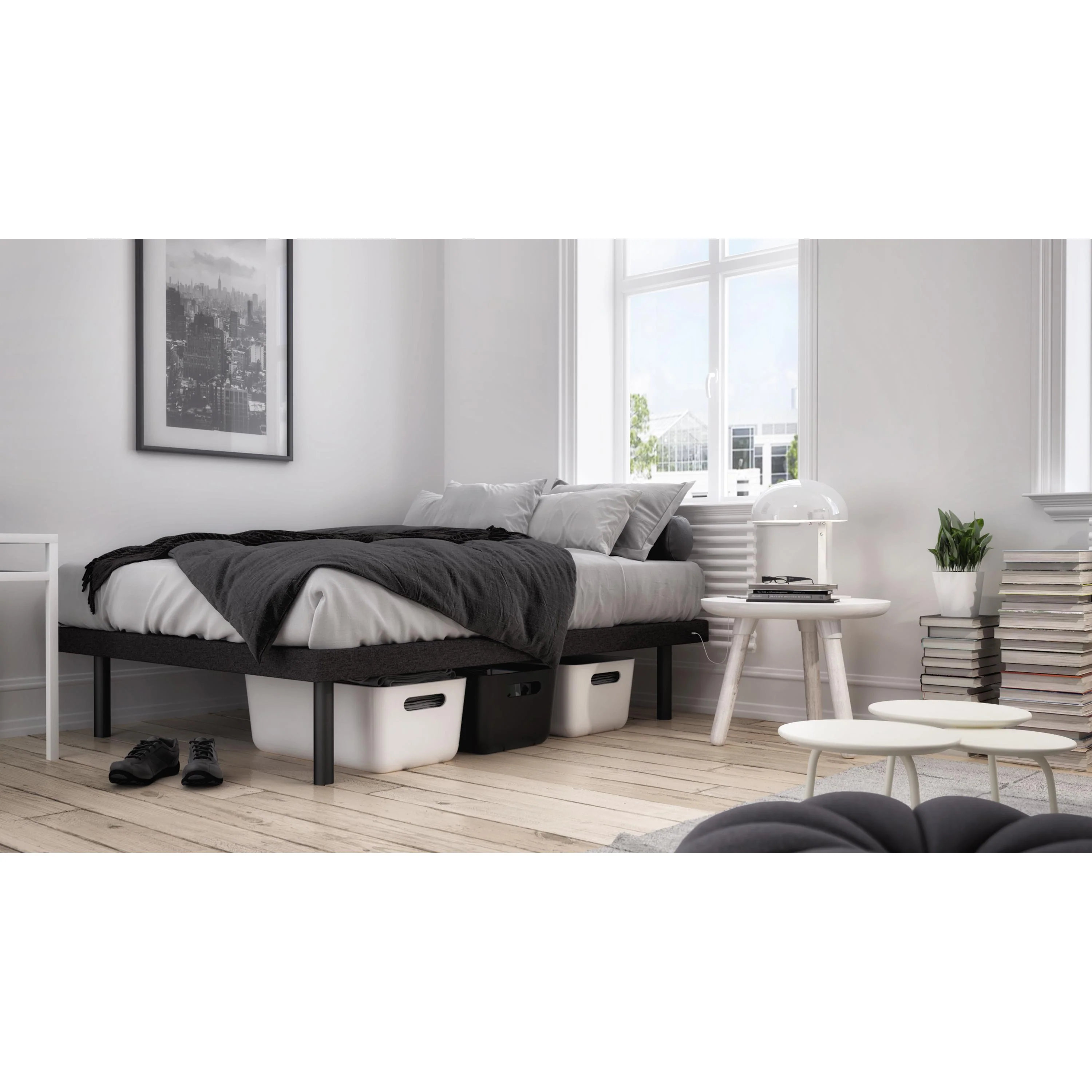 Julien Beaudoin Reflexx Queen Upholstered Platform Bed Reflexx Queen Platform Bed - Image 3