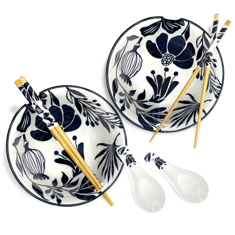 Ramen Bowl Set - Blue - Image 2